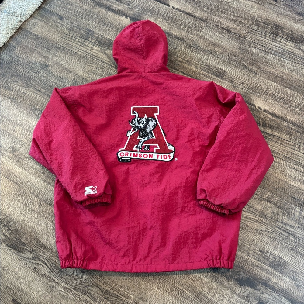Vintage University of Alabama Crimson Tide Starter Windbreaker Jacket Mens XL